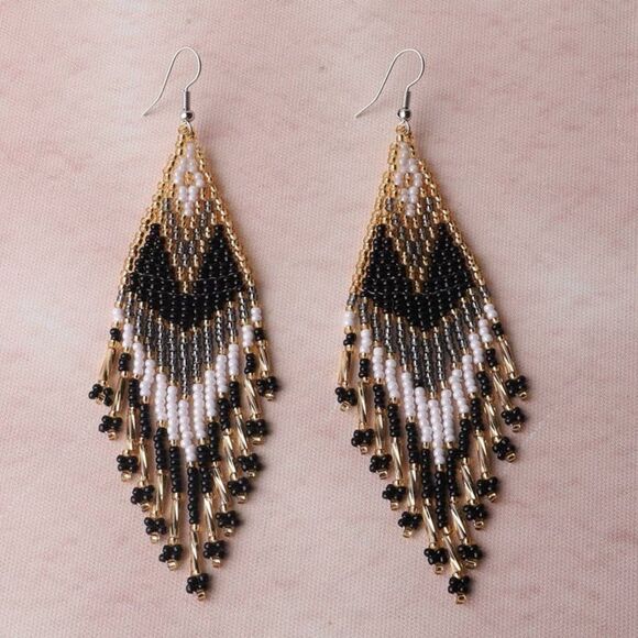 Tassel drop earrings M878 - Picture 1 of 5